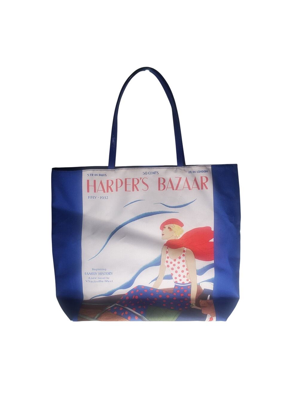 Estee Lauder Harpers Bazaar Retro Cosmetics Beach Shopping Tote Bag